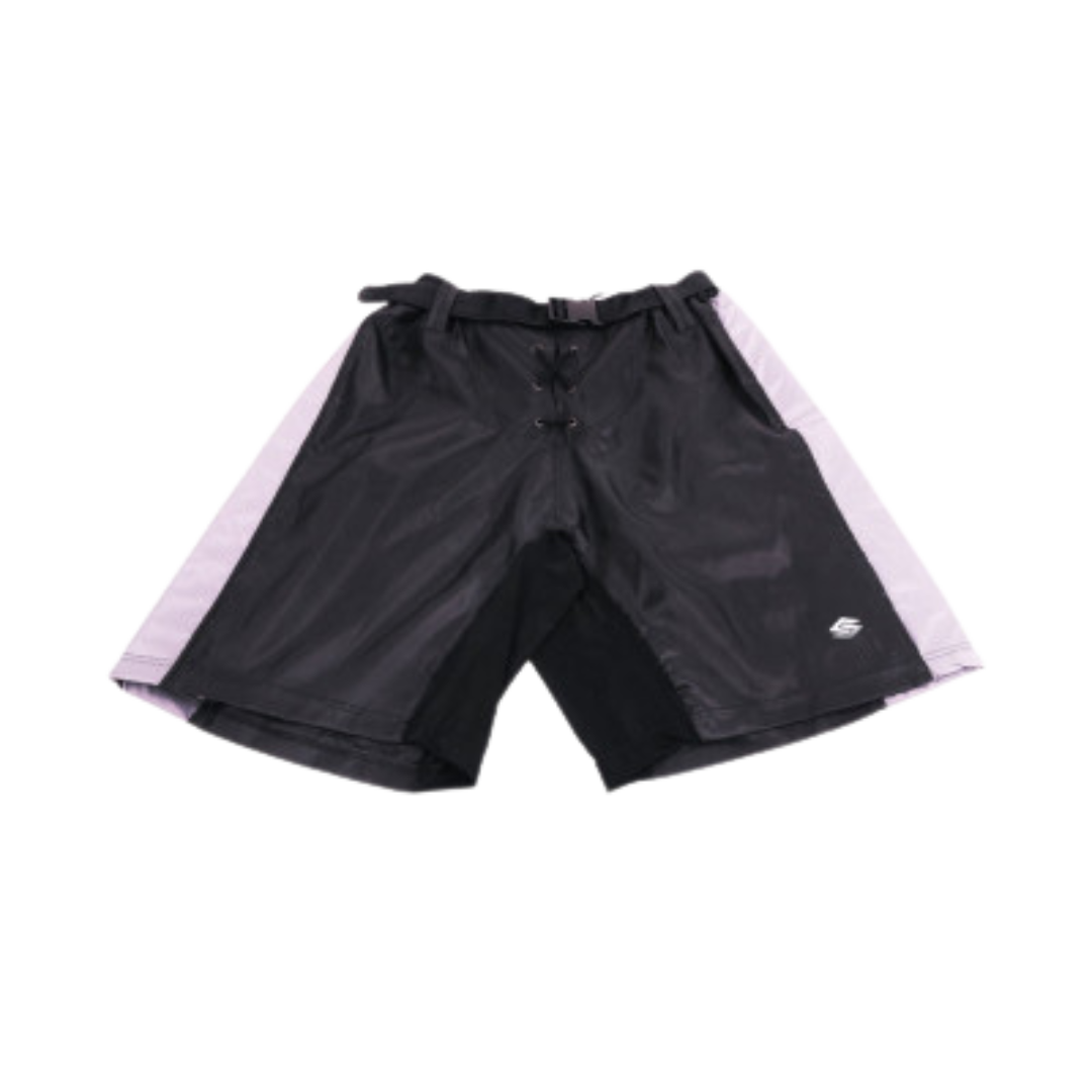 Hockey Goalie Over Shorts